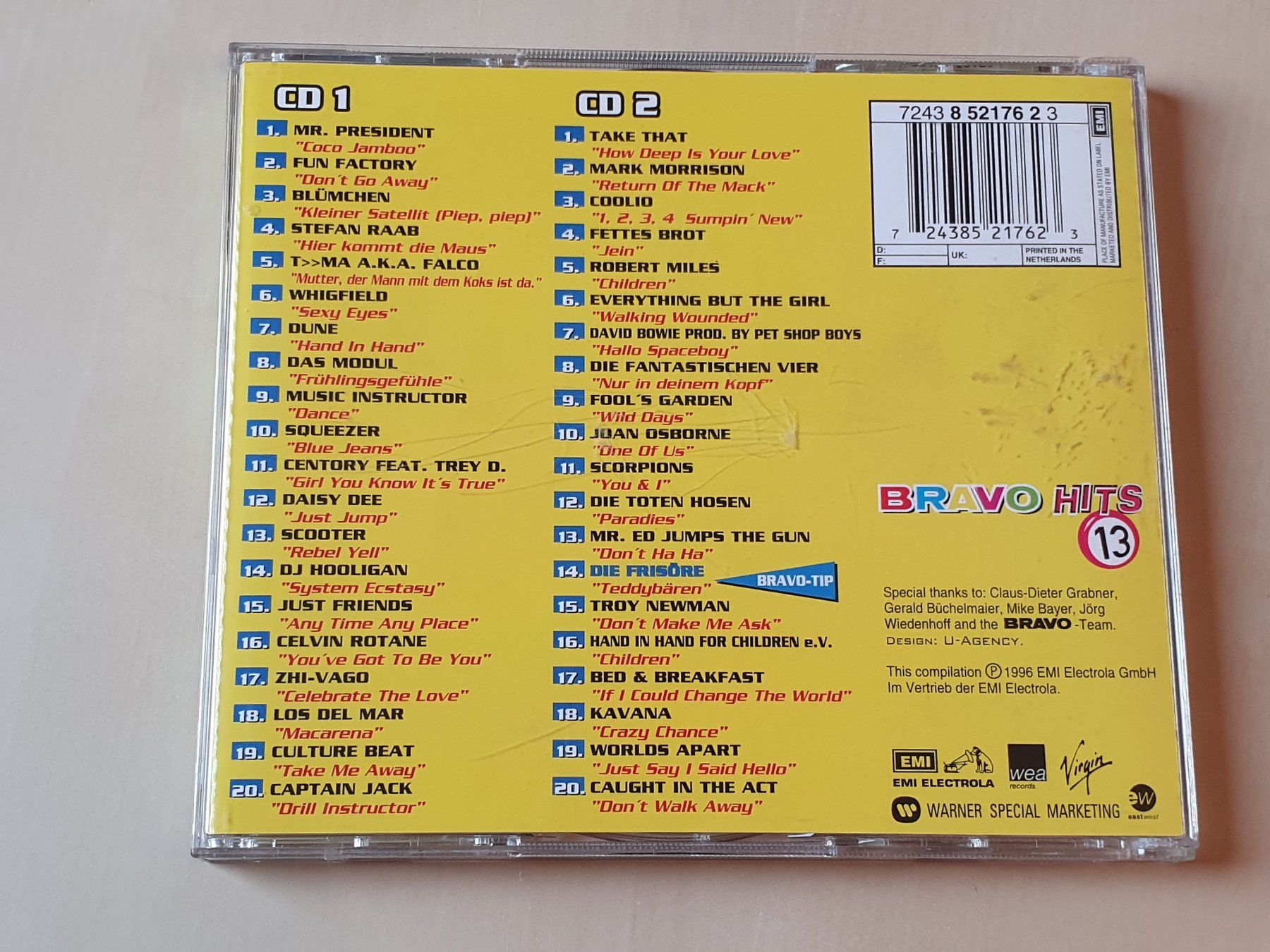 CDs: Bravo Hits 13 – Gebraucht aus Stansstad von collectorsshop 1