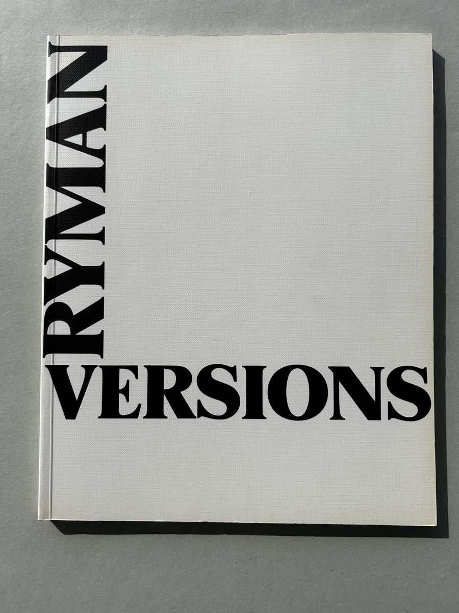Libri: Robert Ryman Versions - Art Exhibition Catalog - 1992! pace – Usato da Zürich venduto da Coffeetable88 6