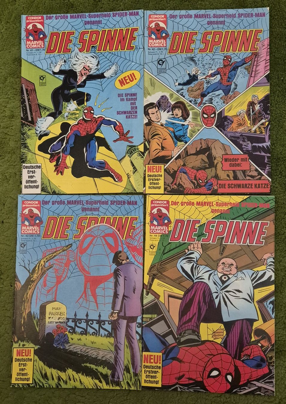 Fumetti: Die Spinne / Marvel Comics / Condor Verlag / 17 Hefte – Usato da Chur venduto da Schaf_60 3