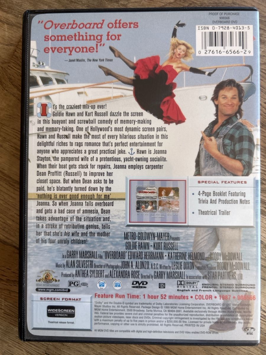 Tous les DVDs: Overboard DVD – D'occasion à Lugano par bad_2t9b 1