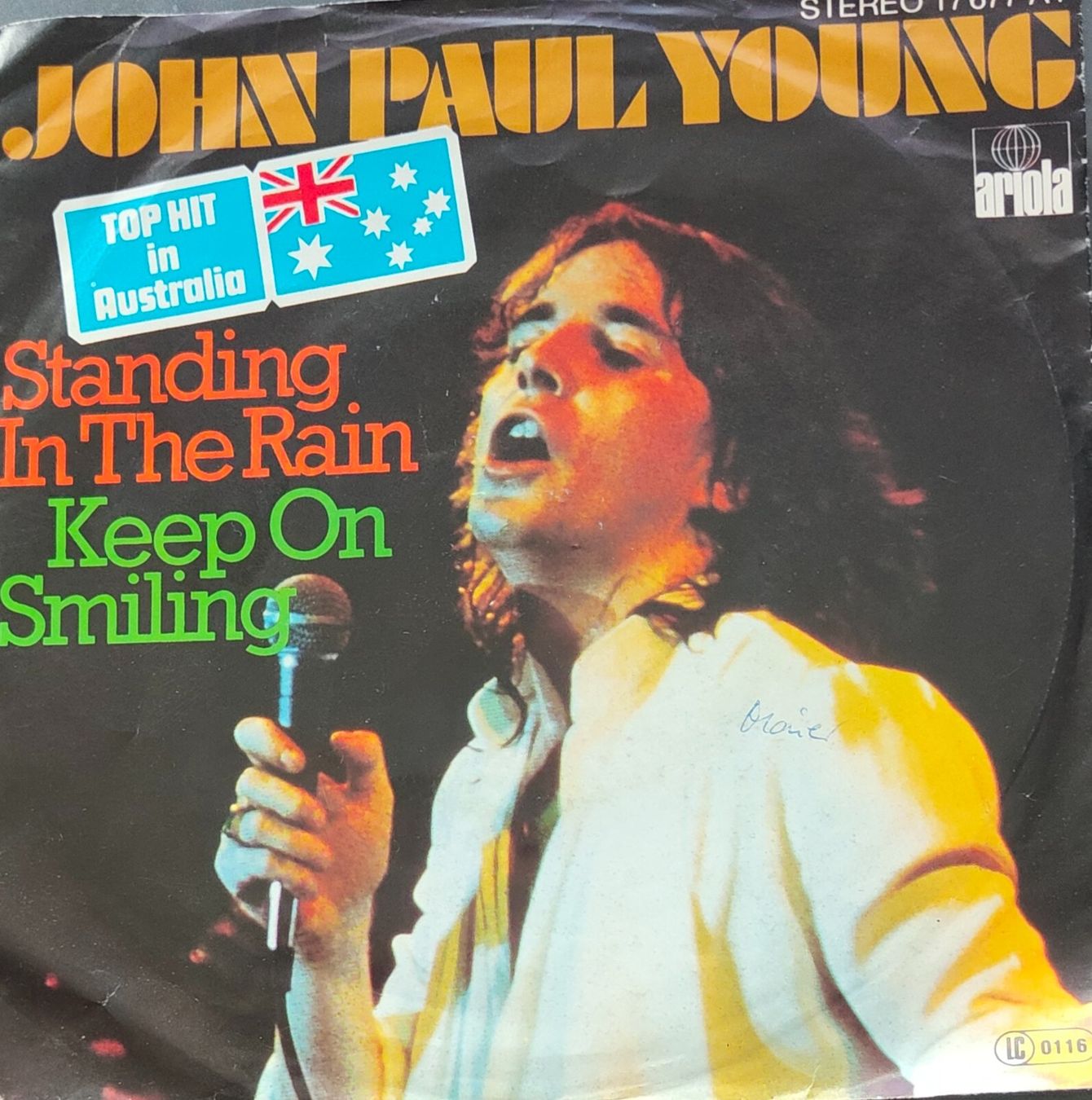 Dischi in vinile: Vinyl Single John Paul Young - Standing In The Rain – Usato da Langenthal venduto da Modo39