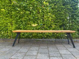 Sitzbank Massivholz Eiche