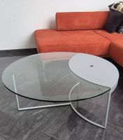 Couchtisch Rolf Benz Glas Metall sehr guter Zustand