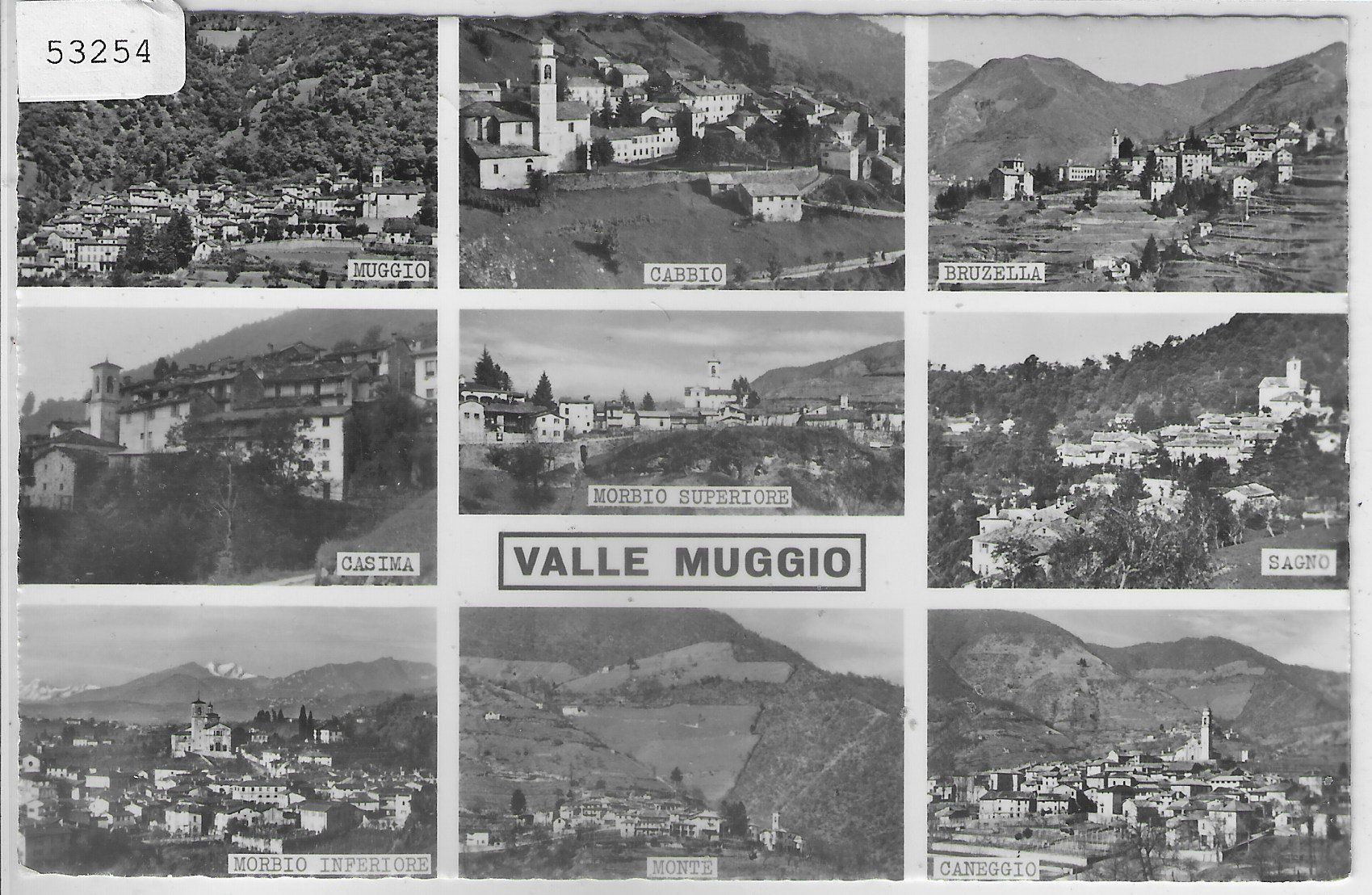 Cartes postales: Valle Muggio - Multiview – D'occasion à Ettingen par Kartenplanet