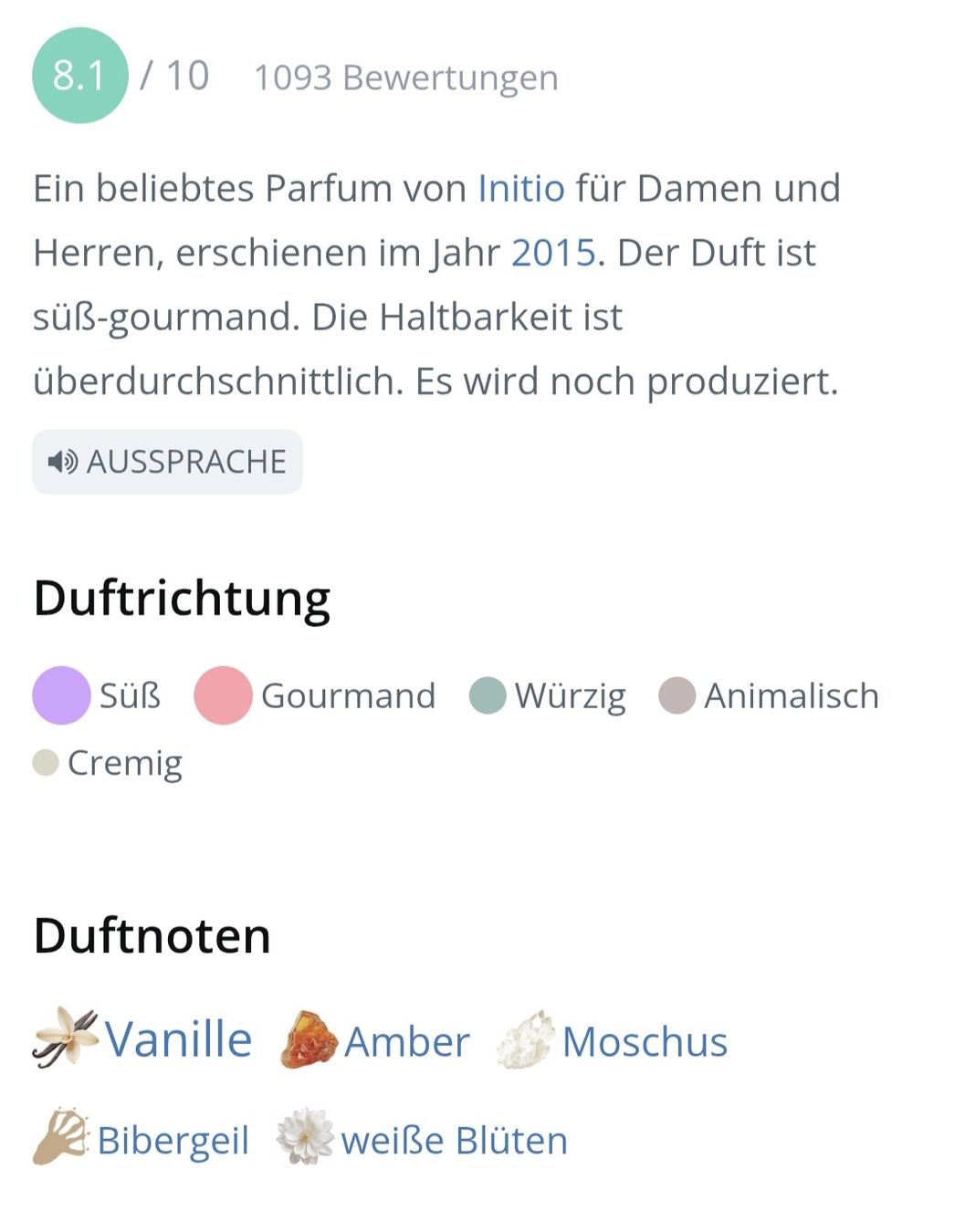 Initio Profumi & Eau de Toilette: 2 ml ABSOLUTE APHRODISIAC INITIO ABFÜLLUNG – Nuovo (secondo la descrizione) da St. Gallen venduto da CaliSunshine 3