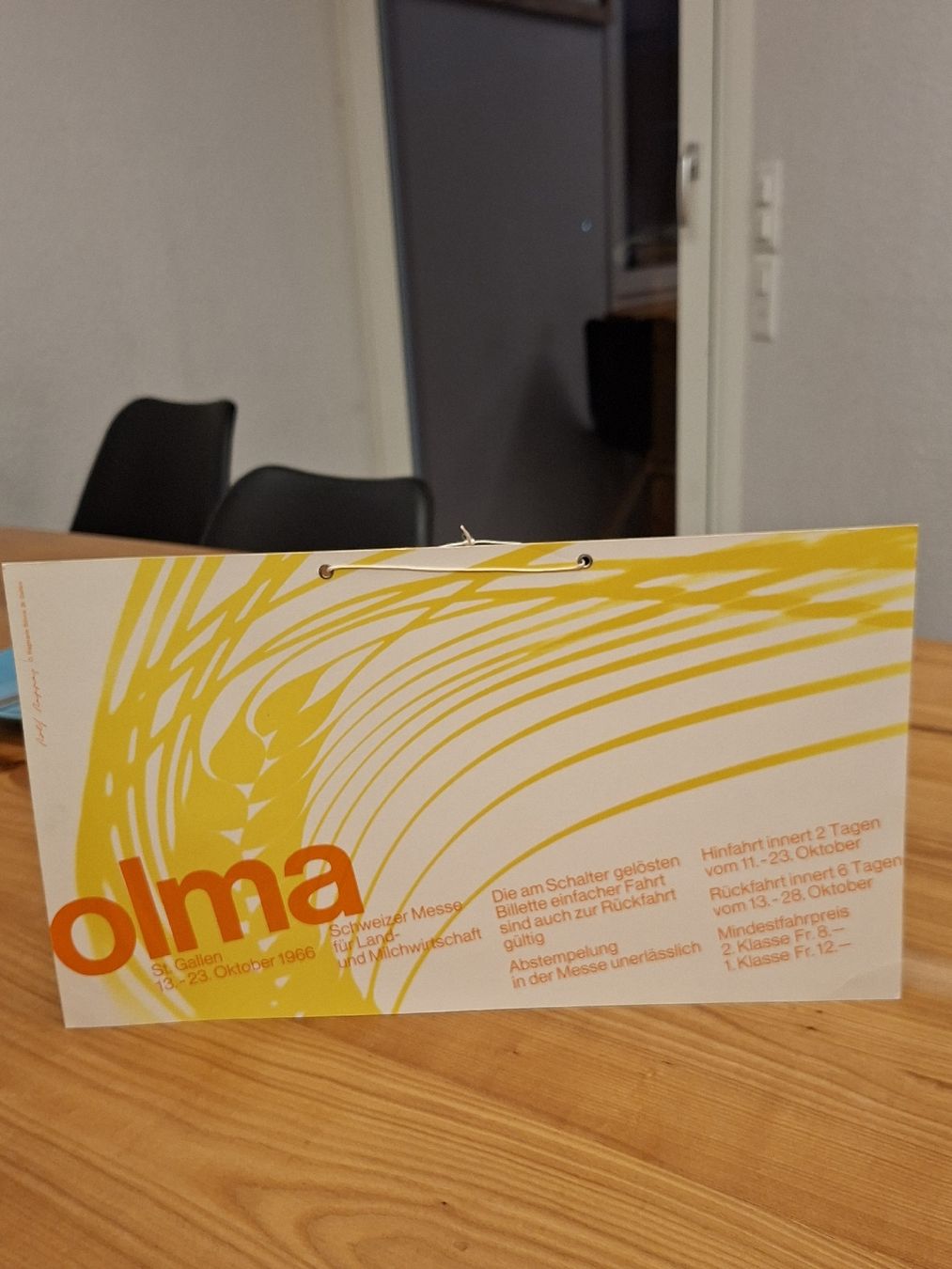 Insegne: Olma 1966 Schild – Usato da Ganterschwil venduto da HeidiuPeter