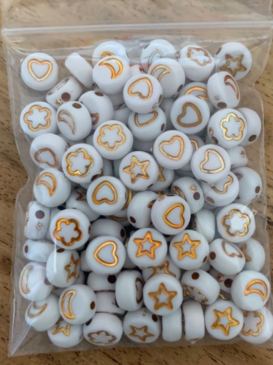 10–40 Stück Blatt Stern Blumen Transparente Perlen Zum Selbermachen Für Schmuckherstellung, Halsketten  Und Armbandherstellung