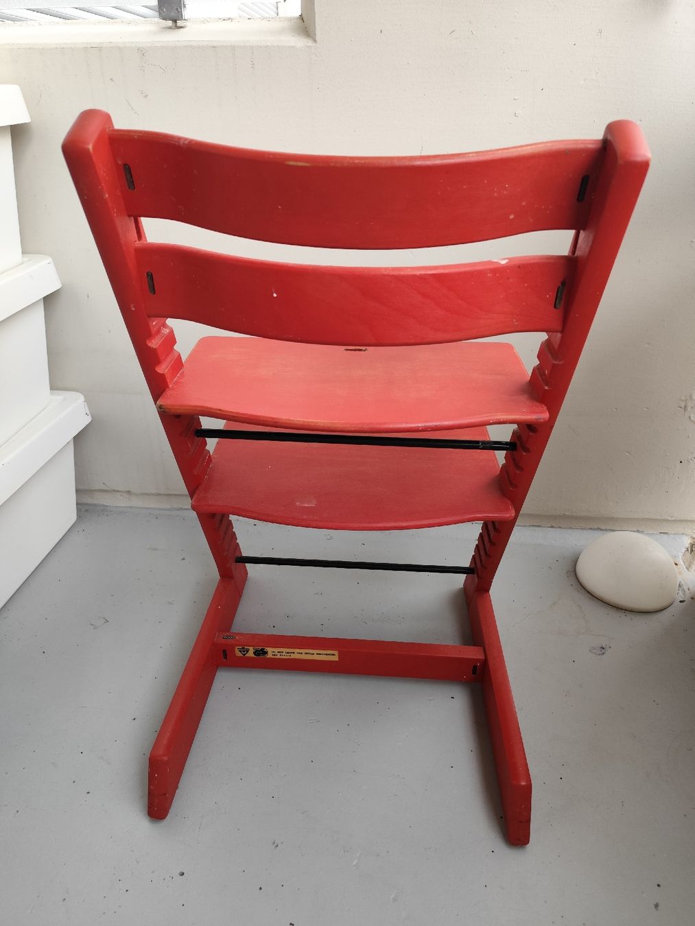 Stokke Seggioloni: Kinderhochstuhl rot – Usato da Mönchaltorf venduto da Vitalienbruder 3