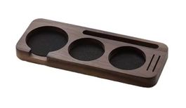 Tamping Station Matte aus Holz