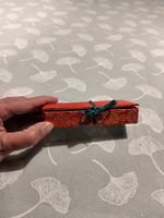 Lesezeichen Set Holz mit Box asiatisches Motiv 8 Stück