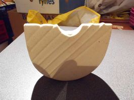 Vase beige, speziell für 1 Blume