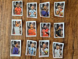 Alle 12 Coca Cola Panini WM 2026 Sticker Set