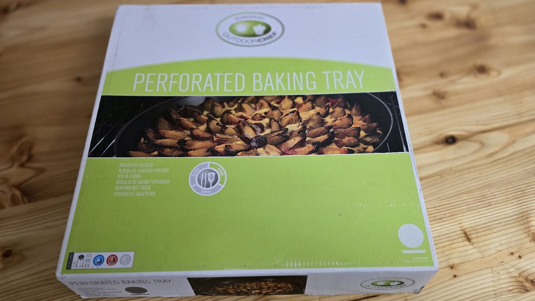 Outdoorchef Teglie da forno: Backblech gelocht – Nuovo e nell'imballaggio originale da Trimmis venduto da huettenwart