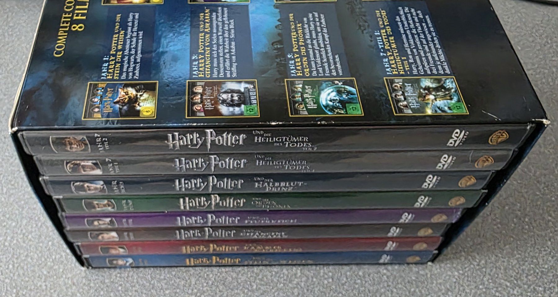 Tutti i DVDs: DVD / Harry Potter Complete Collection 8 Filme – Usato da Oetwil am See venduto da fineli2 3