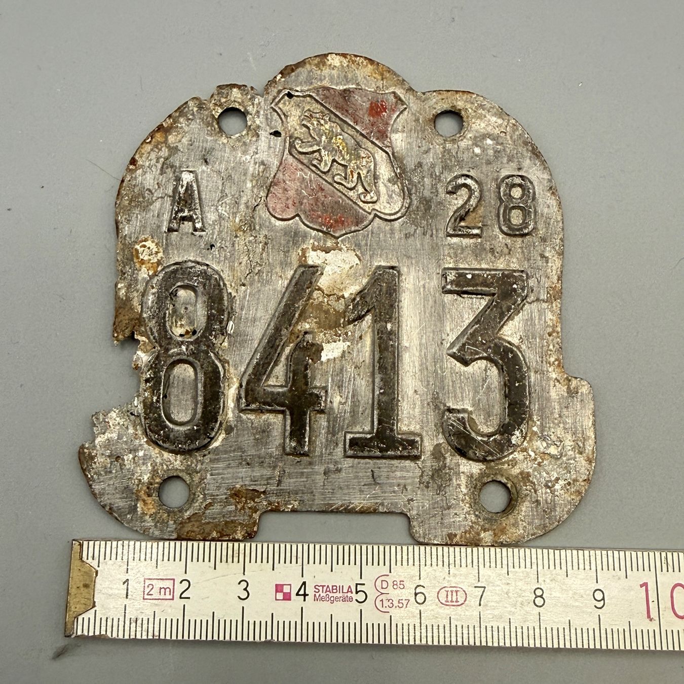 Schilder: Alte Velonummer Bern – Gebraucht aus Ueberstorf von Brocandi 2
