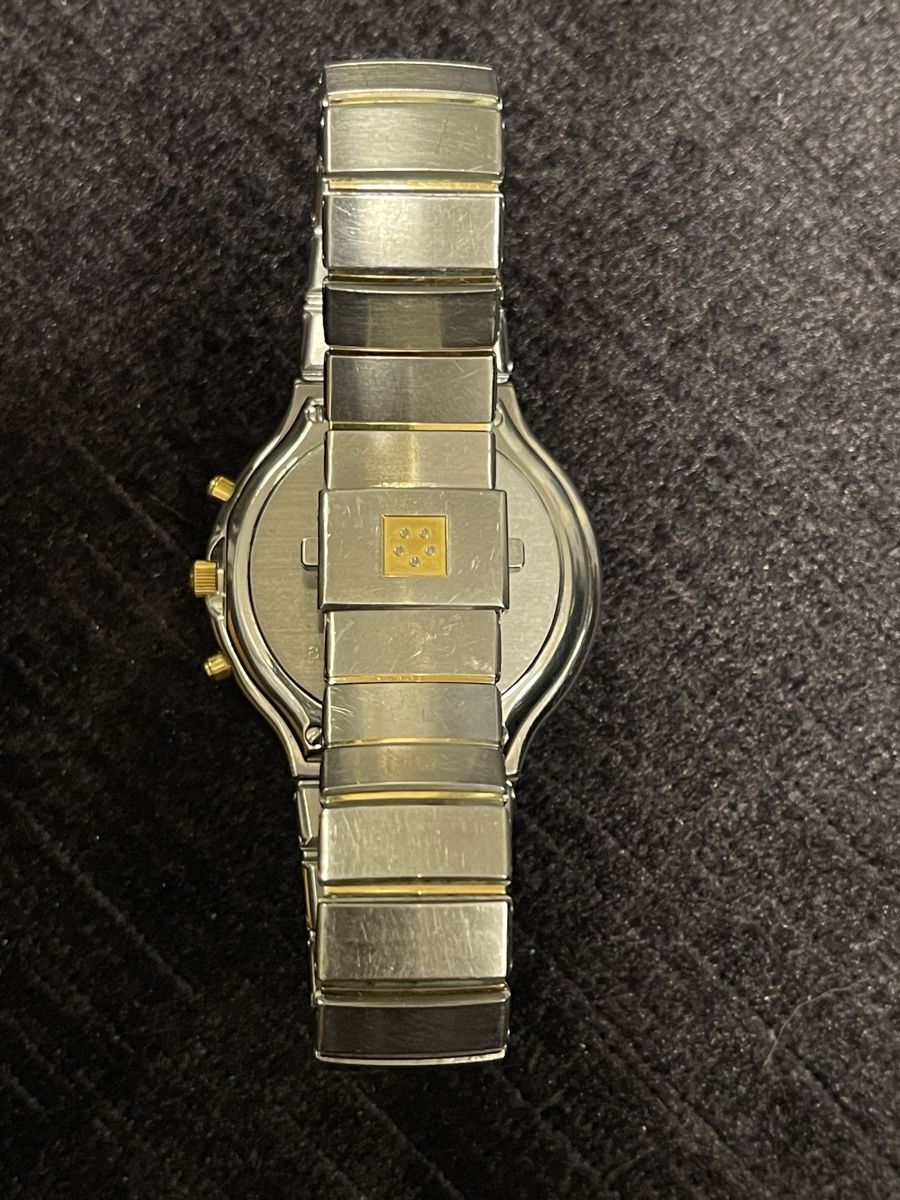 Eterna Orologi: Eterna AIR FORCE A072  Mondphase Chronograph Stahl/Gold – Usato da Untersiggenthal venduto da kaanzurich 6