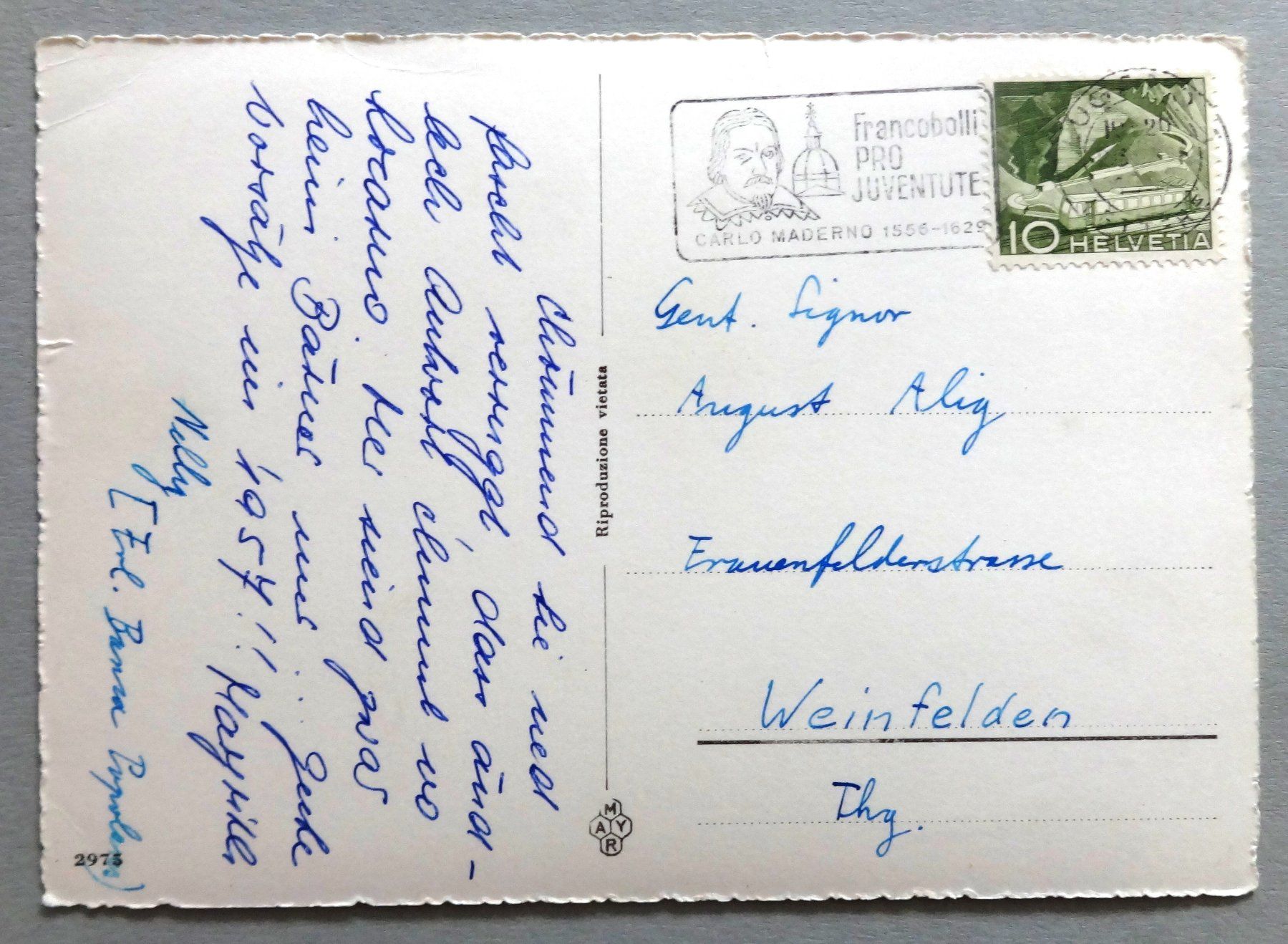 Cartoline postali: Lugano – Difettoso da Fétigny venduto da Billy2miny 1