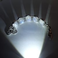 Mondsteine TOP Armband 925 Silber UNIKAT