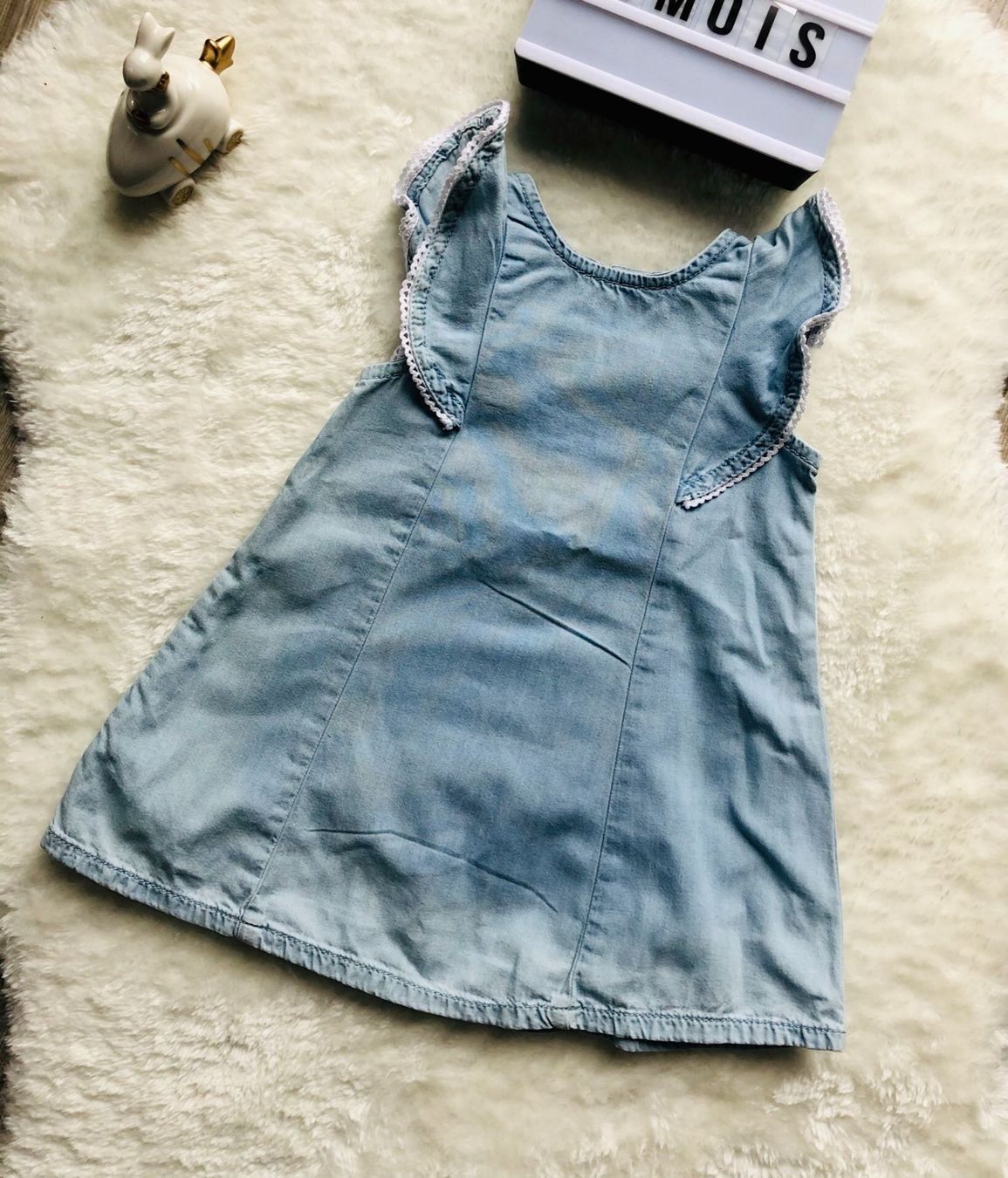 Benetton Vestiti & Gonne: Robe 3-6 mois, effets jeans, Benetton – Usato da Carouge GE venduto da Emilynette