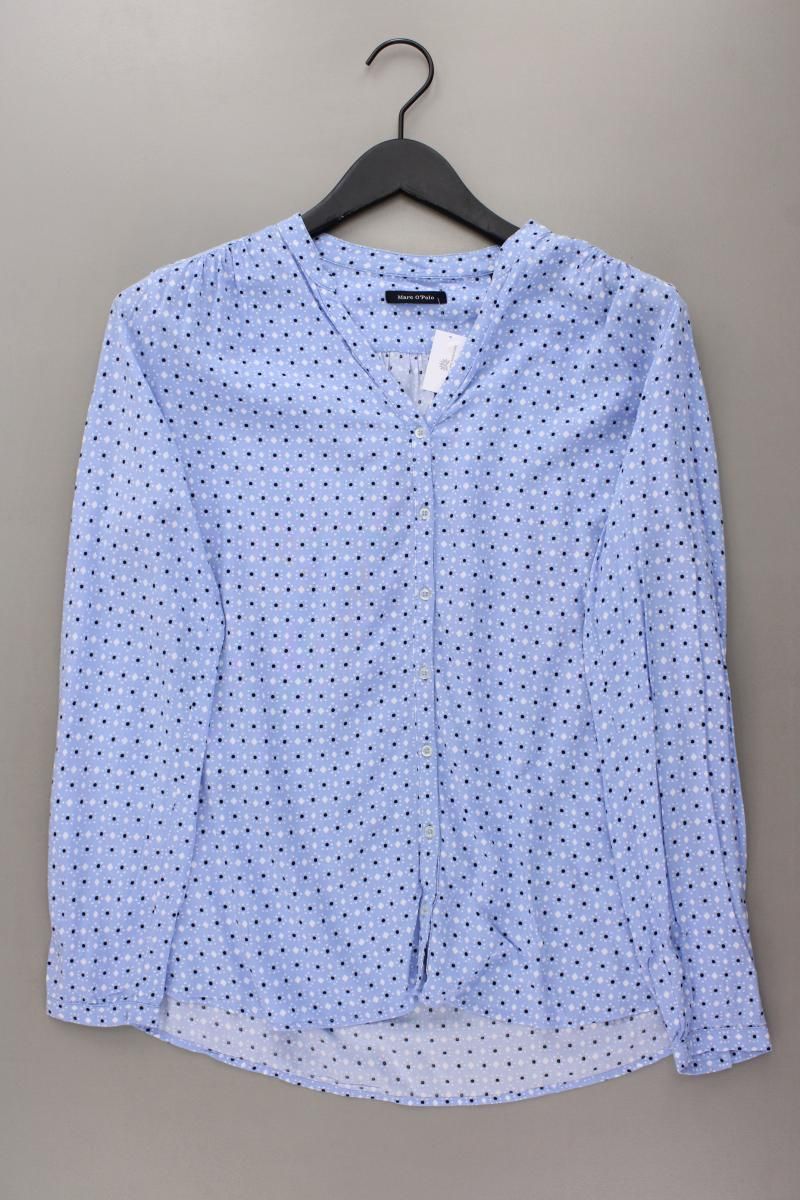 Blusen: Marc O'Polo Langarmbluse Gr. 42 blau – Gebraucht aus Neustadt an der Waldnaab von SecondLifeFashion