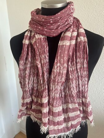 Colora Schal, Baumwolle/Modal, 2 seitig tragbar, NEU