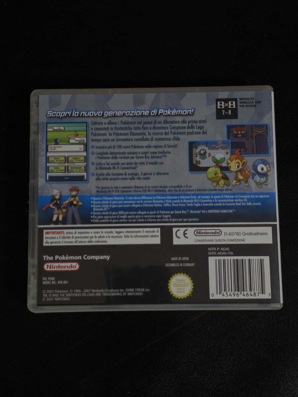 Pokémon Giochi: POKÉMON DIAMOND [ITA] | Complete – Usato da Bellinzona venduto da egemon 1