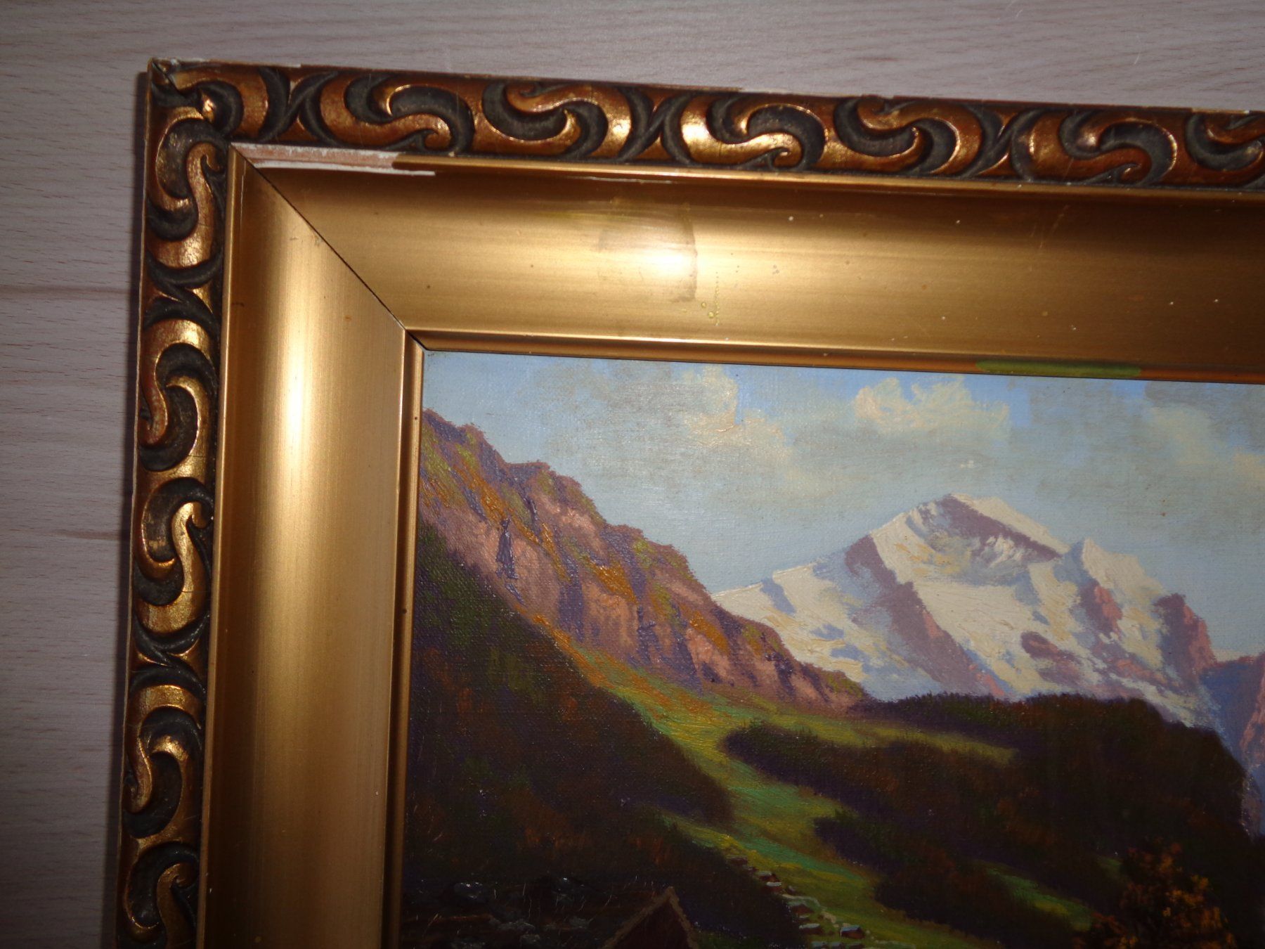 Gemälde: GEMÄLDE JUNGFRAU SIGNIERT SURES ANTIK – Gebraucht aus Henggart von Pascha22 6