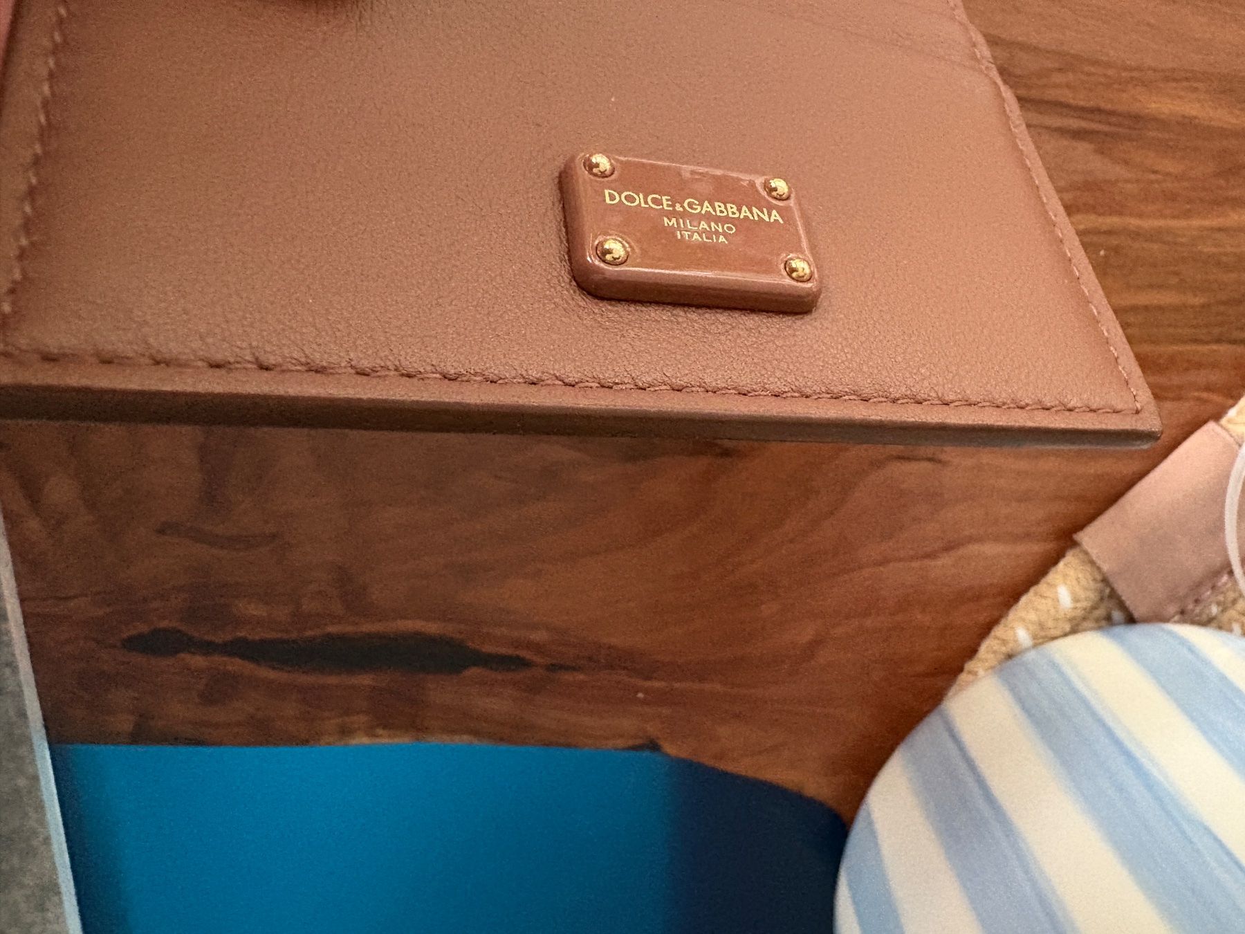 Dolce & Gabbana Portamonete: Dolce & Gabbana Kartenetui braun – Nuovo (secondo la descrizione) da Frauenfeld venduto da Vanityroom 3