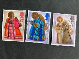 Großbritannien 1972 Satz Weihnachten gestempelt