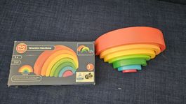 Wooden Rainbow Stacker - Montessori 