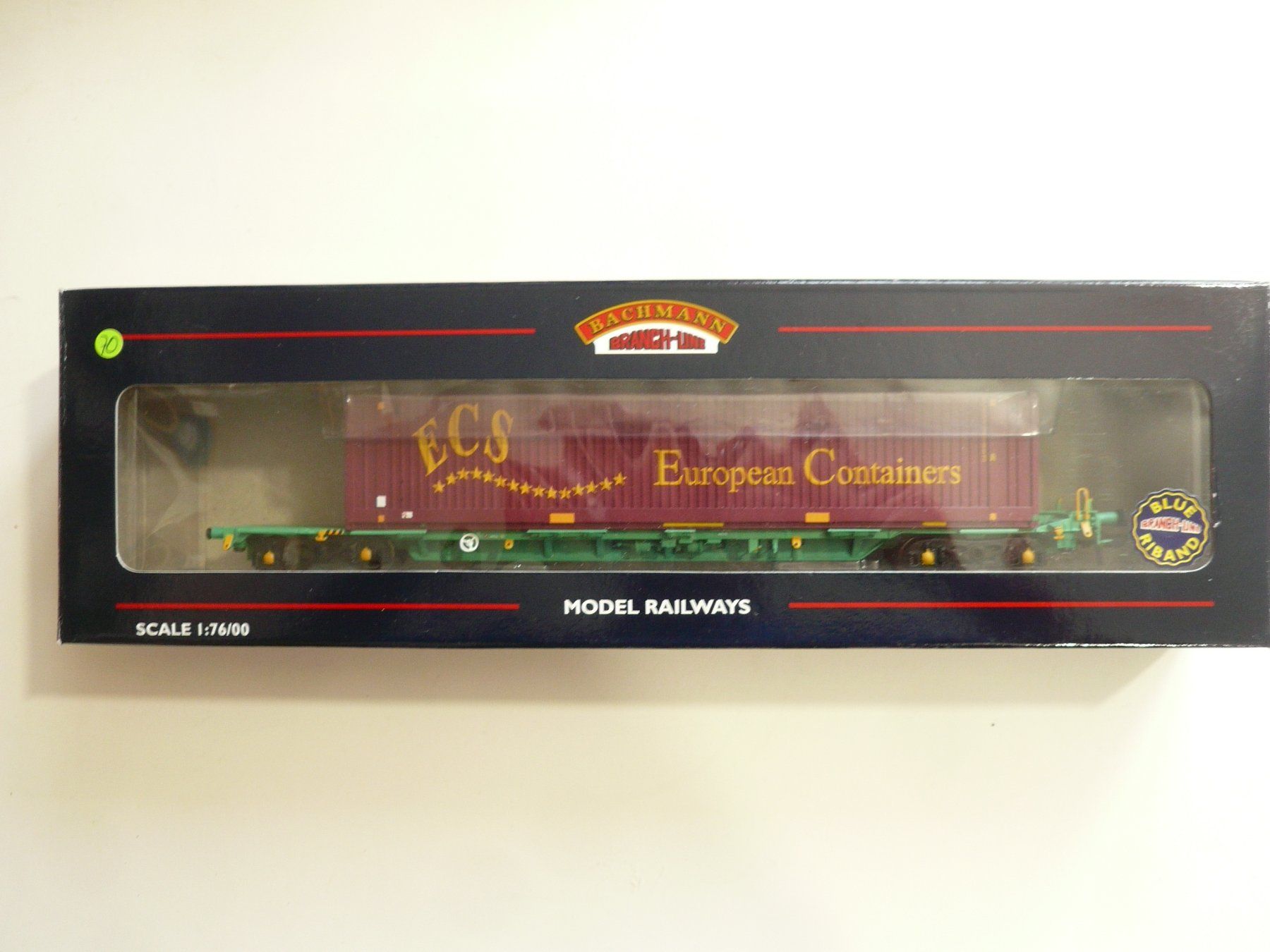 Modelleisenbahnen: BACHMANN H0 CONTAINERWAGEN SET " ECS " MIT 45 FUSS CONTAIN – Neu und originalverpackt aus Pfaffnau von nolff 4