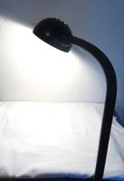 Schwarze Klemmlampe Tischlampe Schwanenhalslampe Snake
