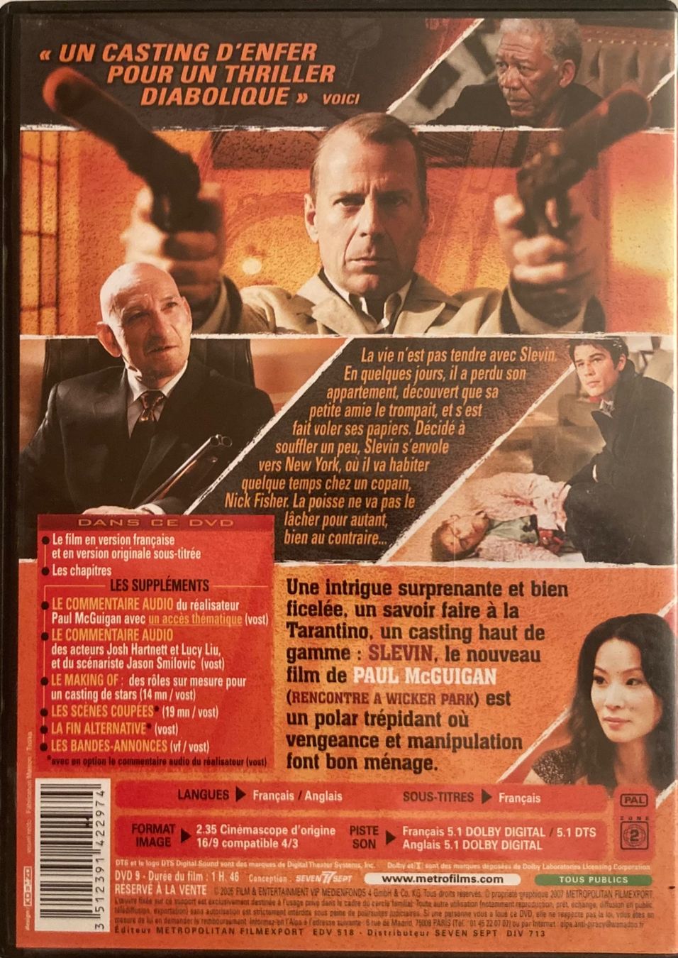 Alle DVDs: BRUCE WILLIS  - SLEVIN – Gebraucht aus Poliez-Pittet von Newtown-Records 1