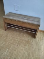 Garderobenbank Vollholz Eiche