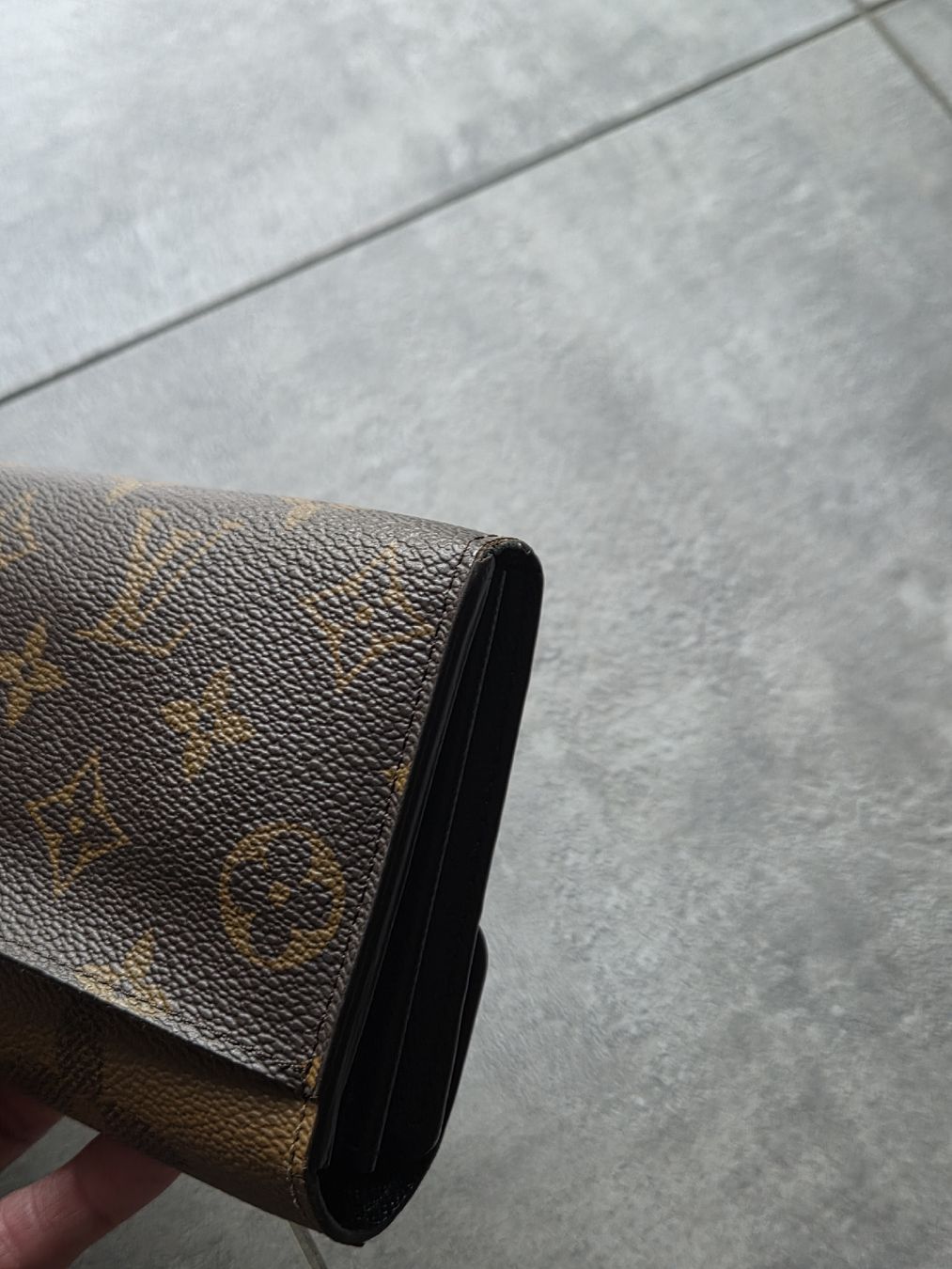Louis Vuitton Portamonete: 100% Louis Vuitton sarah monogram Reverse Giant + quittung – Usato da bellinzona venduto da zeus6535 4