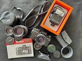Fotokamera Set - Konica Autoreflex TC