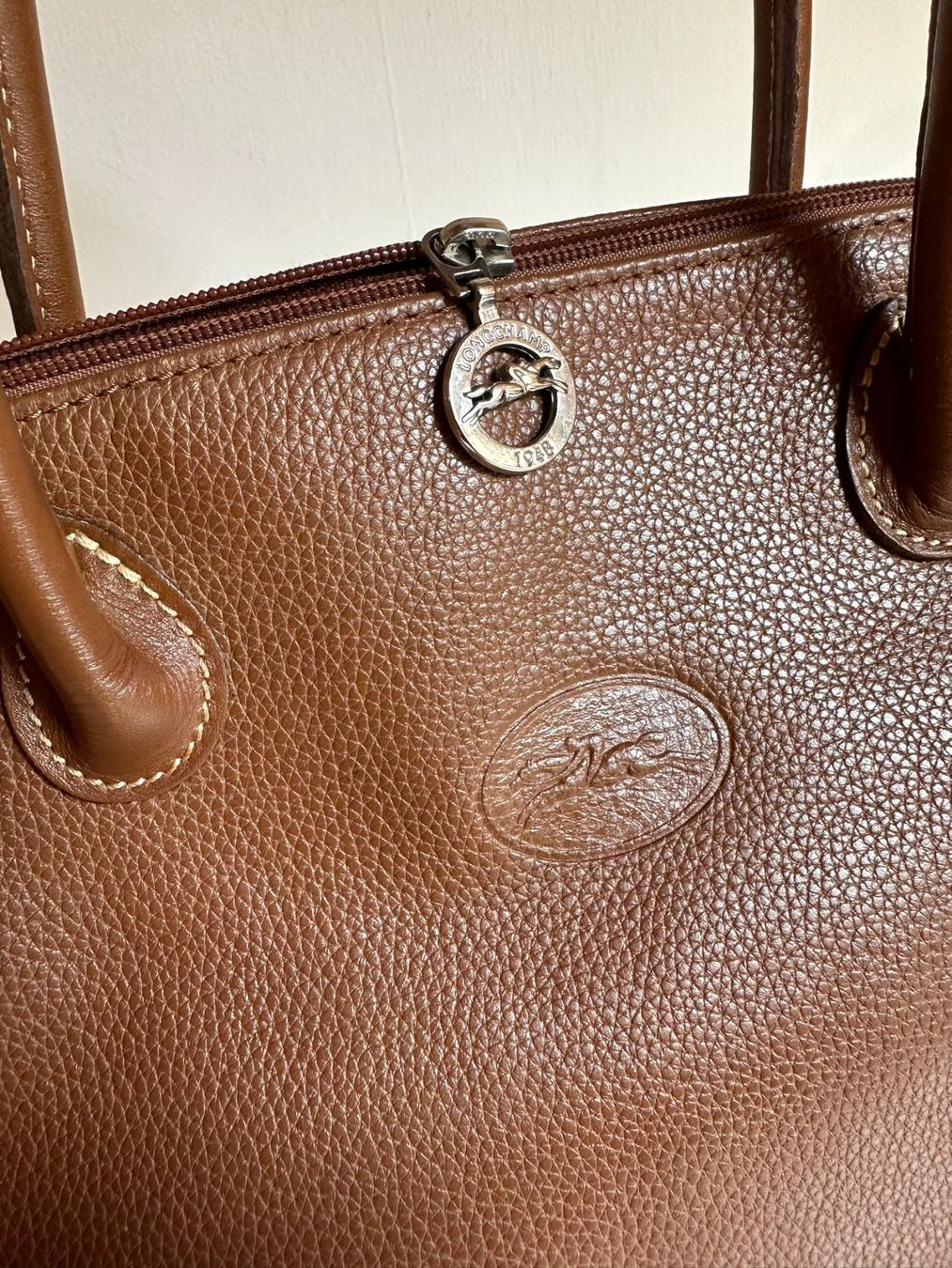 Longchamp Borse da donna: Longchamp Sac bolide cannelle vintage – Usato da Bernex venduto da euma1976 4