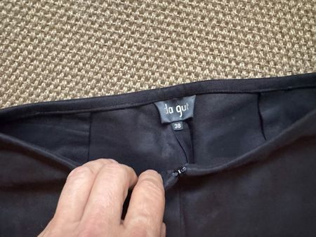 Sehr gut erhaltene Leder Hose von Ida Gut, Grösse 38