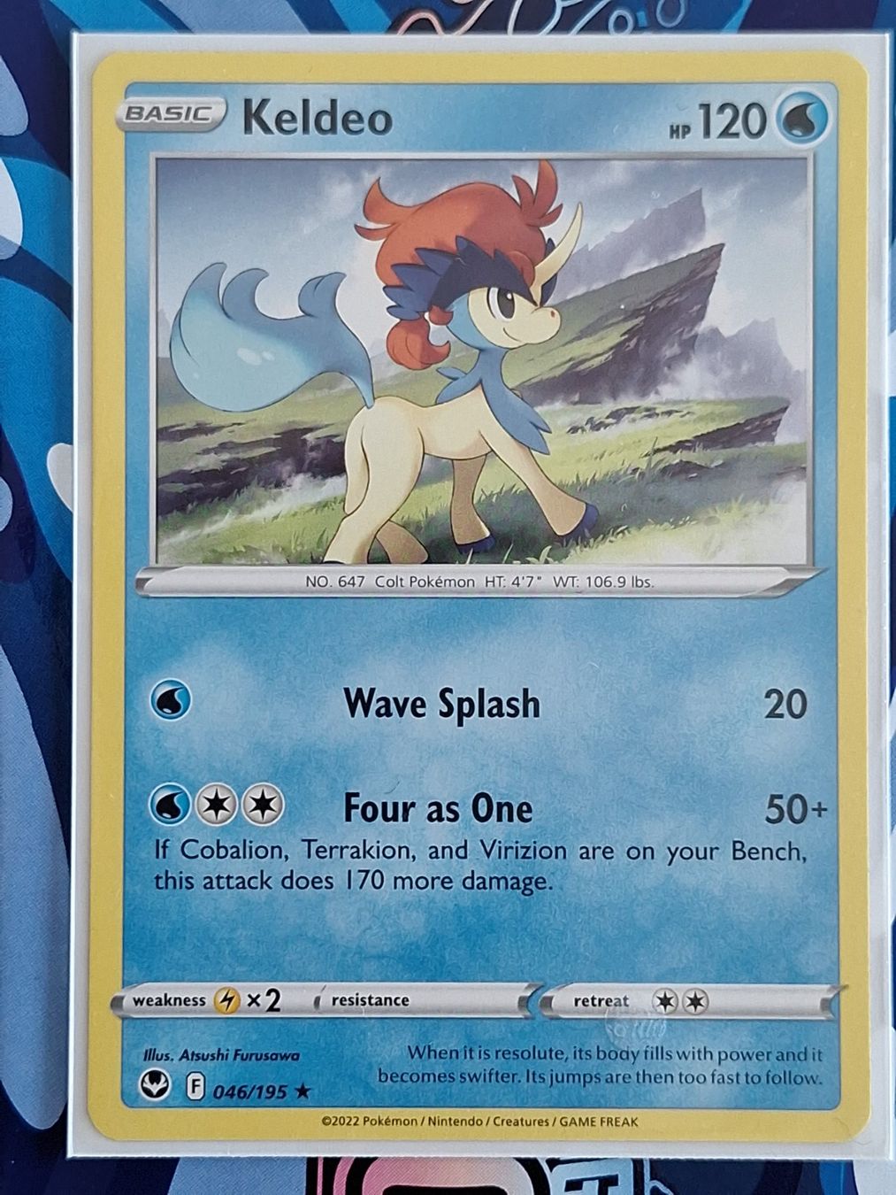 Pokémon Sammelbilder & Trading cards: Keldeo - Silver Tempest #Ord3 – Gebraucht aus Altstätten SG von GGsGameshop