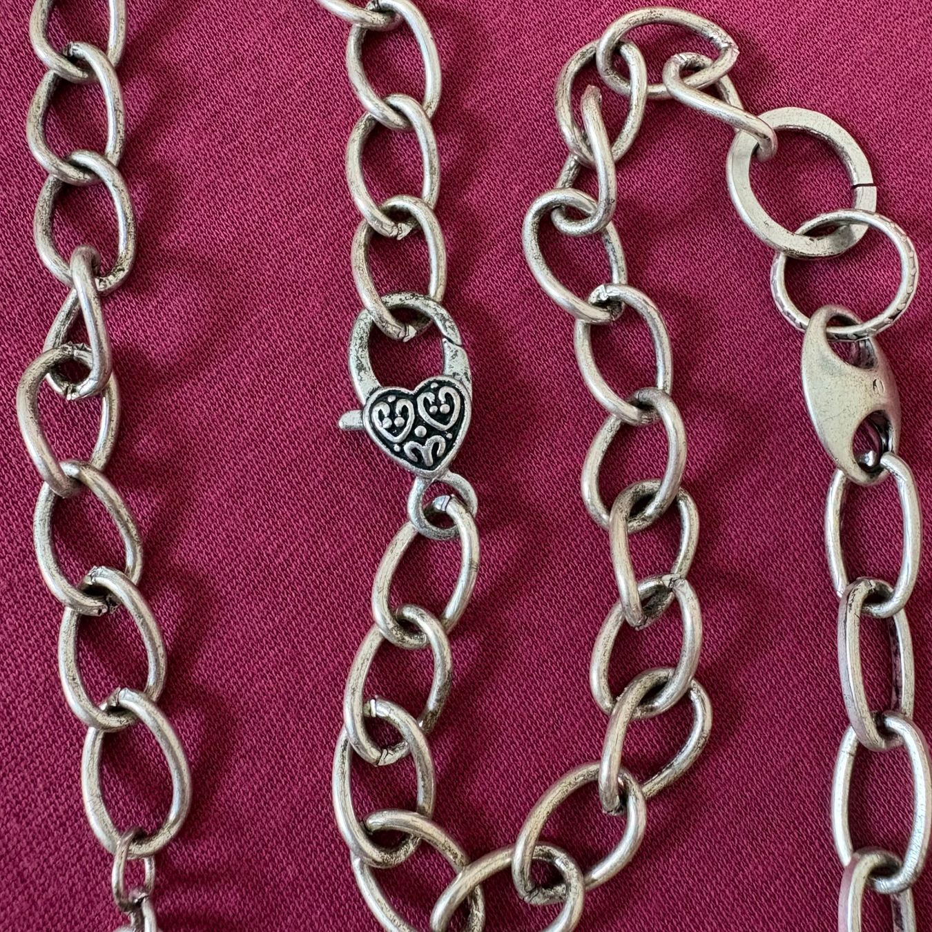 Catenine: Collier pendentif cœur argenté – Usato da Moudon venduto da TigerrrEye 3