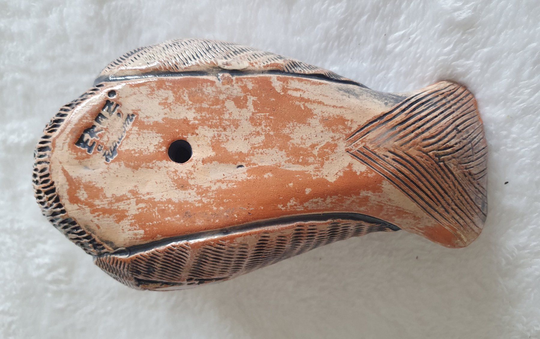 Figuren: Rustikale Keramik Taube - Handarbeit – Gebraucht aus Auw von beretta1966 2