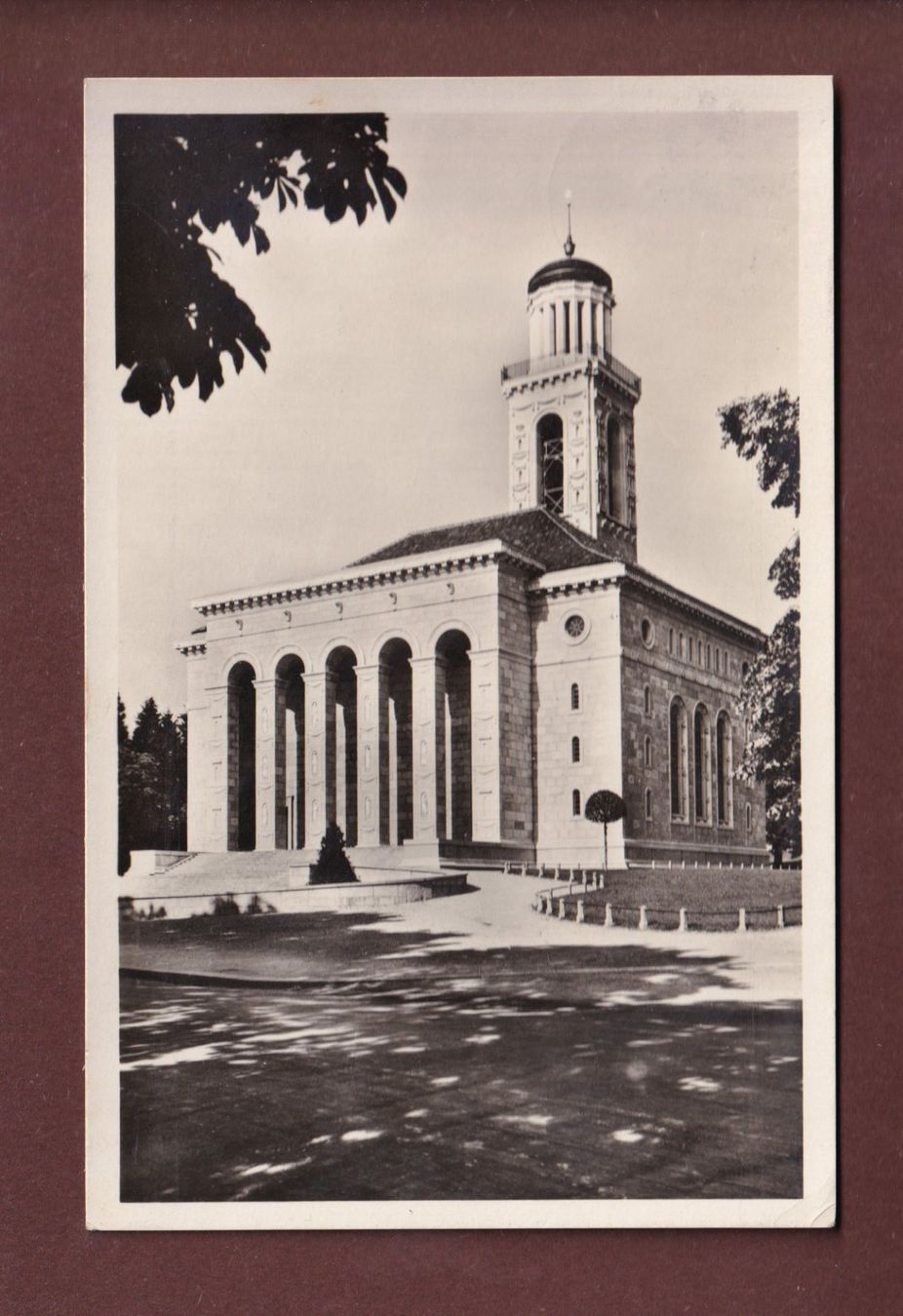Ansichtskarten: SOLOTHURN - Protestantische Kirche - 1936 – Gebraucht aus Pully von nicecards-shop