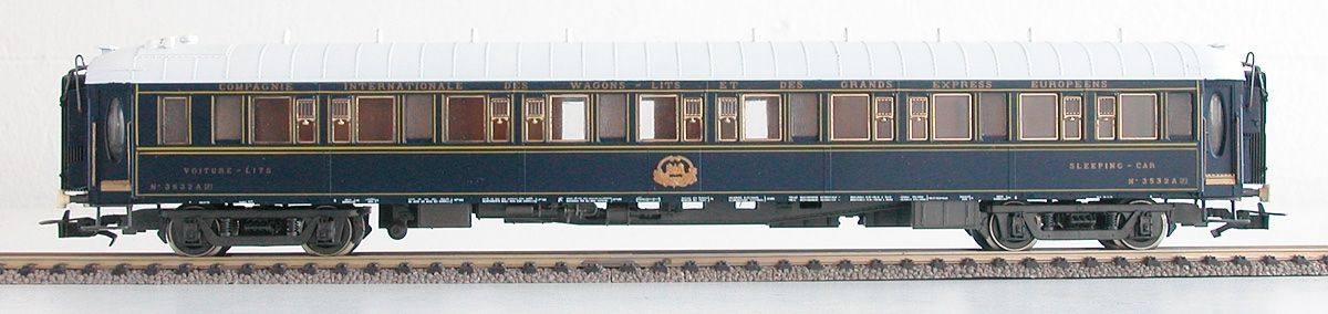 Rivarossi Modellini di ferrovie: Rivarossi Schlafwagen CIWL / TEE Spur H0 – Usato da Oberwil BL venduto da Klang 1