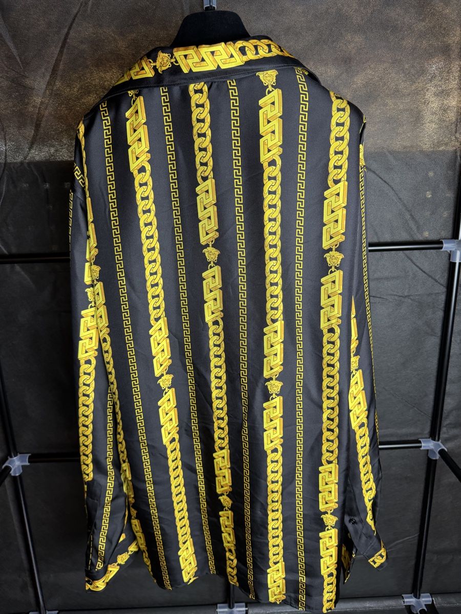 Versace Hemden: Versace Hemd Schwarz Gold – Gebraucht aus Haag (Rheintal) von BNMC.store 1