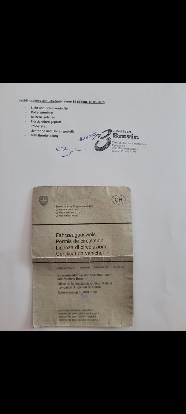 Sym Scooter: Sym Maxsym Ab grossem Service MFK bereit – Usato da Zollikofen venduto da spawn85sx 6