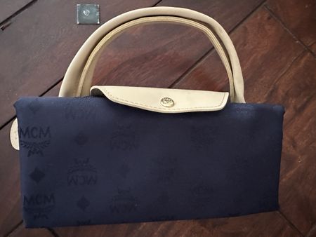MCM Shopper Navy Blau  neu