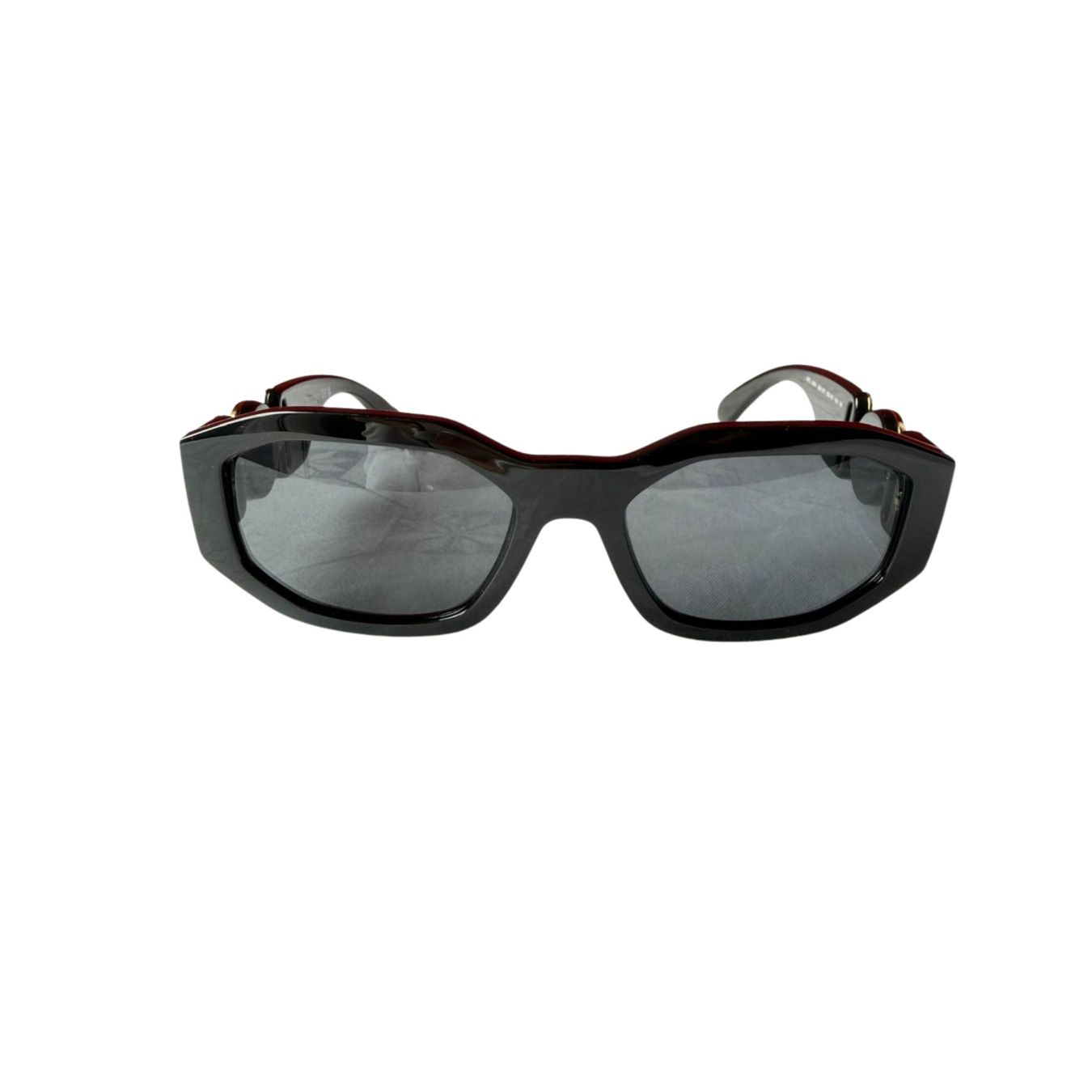 Versace Occhiali & Lenti: Versace Sonnenbrille mit Logodetails – Nuovo (secondo la descrizione) da Oberarth venduto da SSS.