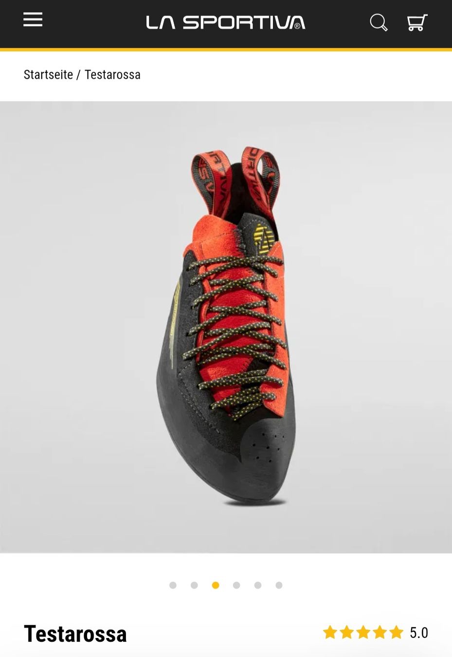 La Sportiva Herrenschuhe: La Sportiva Testarossa Kletterschuhe – Neu und originalverpackt aus Zürich von emanbaumi 2