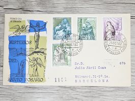 CL05 Enveloppe + Timbre Espagne 1962