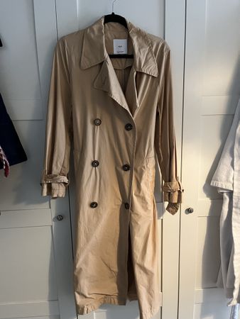 Trench coat Mango beige, oversized look